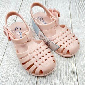 Toddler Jelly Shoes Size 7 New Girls Sandals Blush‎ Pink